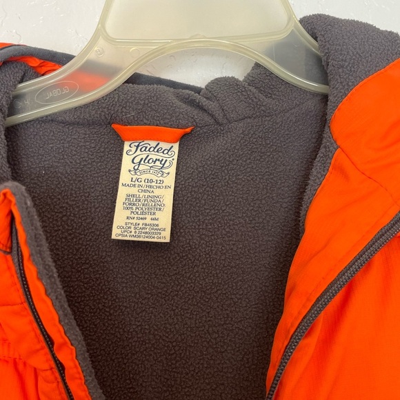 Faded Glory Gray and Orange Jacket - Picture 4 of 9